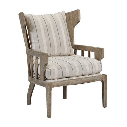 Wingback Stripe Chair 20-379