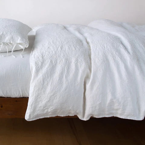 Ines Duvet Cover- King, White