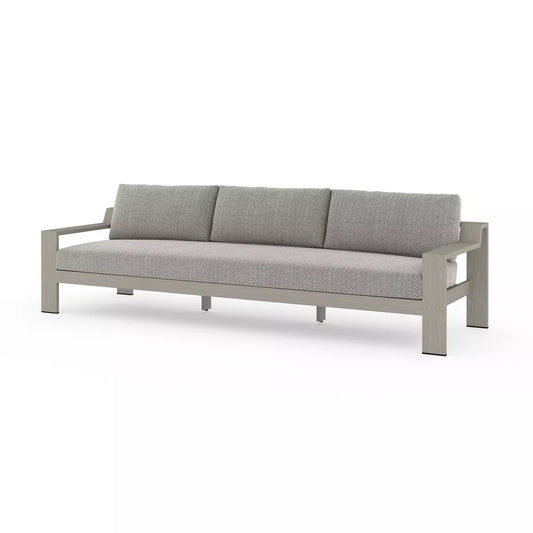 JSOL-09301K-970 Monterey Outdoor Sofa, Weathered Grey, Faye Ash