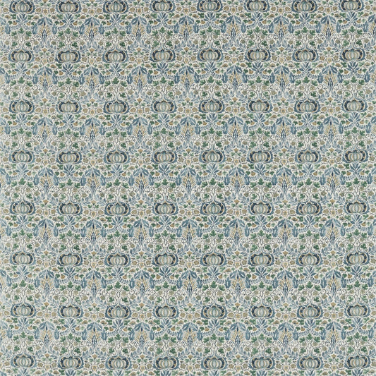 Little Chintz Slate Blue/Fennel Cut Yardage