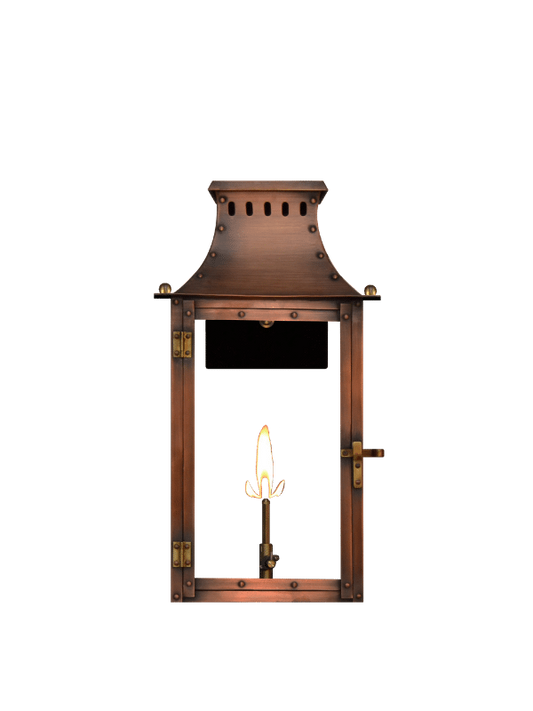 MS-30G Market Street Lantern in Gas, Copper