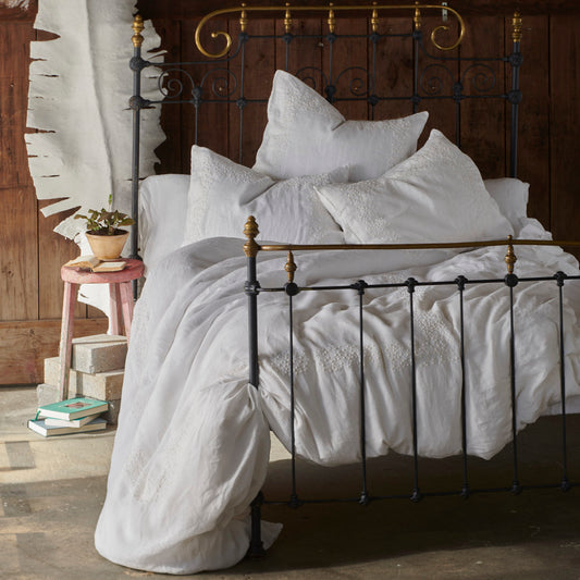 PIP-KD 001 Piper King Duvet Cover in Ivory