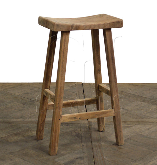 RD13 Teak Bar Stool