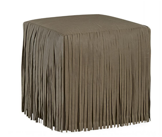 L9067-00C Fringe Ottoman in Jackson Fog