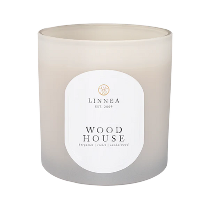 Wood House 3 -Wick Candle