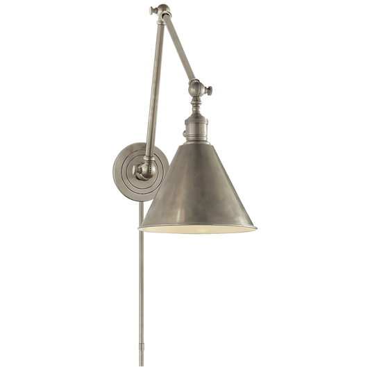 SL 2923AN Boston Double Arm Light in Antique Nickel