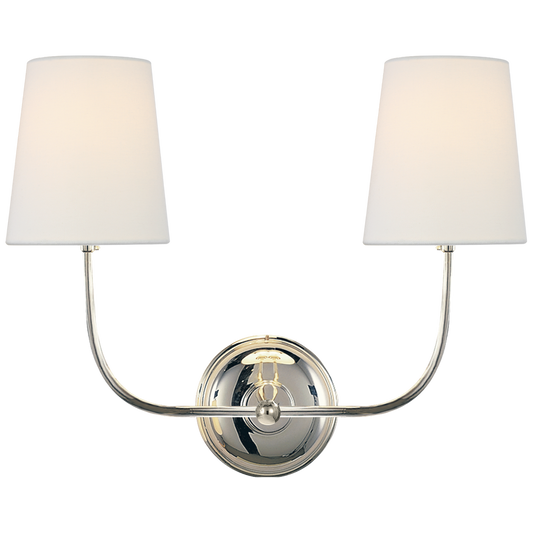 TOB 2008PN-L Vendome Double Sconce